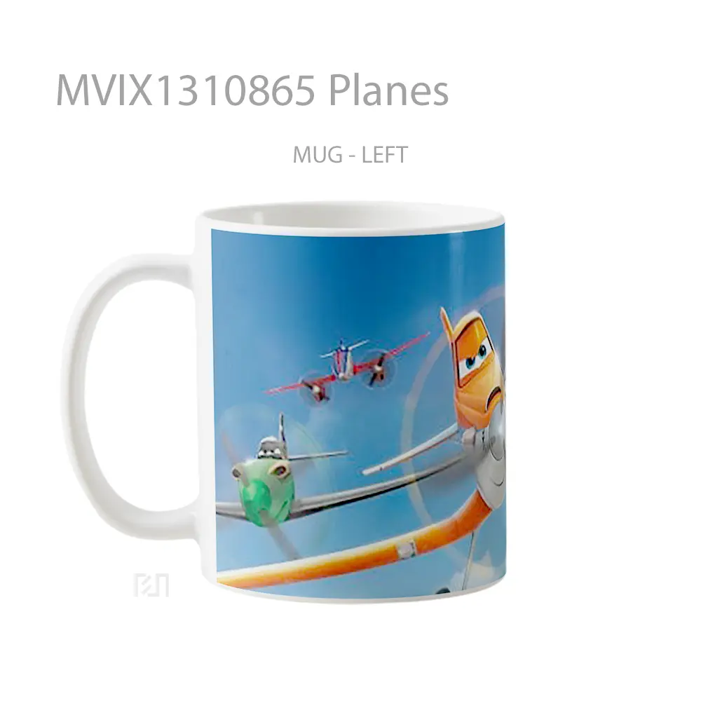 Mug Planes Gelas Keramik Unik - All-side / Desain