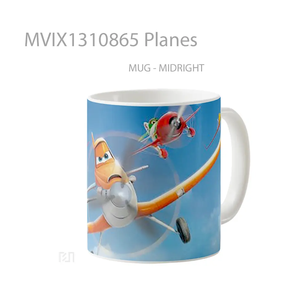 Mug Planes Gelas Keramik Unik - All-side / Desain