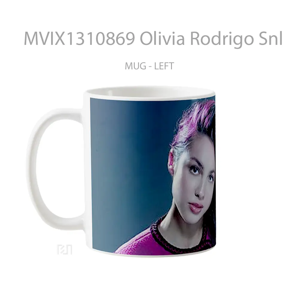 Mug Olivia Rodrigo Snl Gelas Selebriti - All-side / Desain