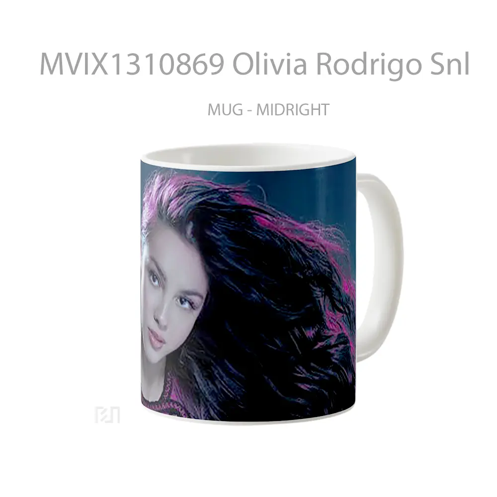 Mug Olivia Rodrigo Snl Gelas Selebriti - All-side / Desain
