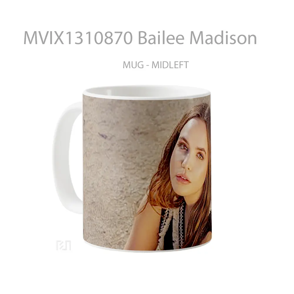Mug Bailee Madison Gelas Keramik Unik - All-side / Desain