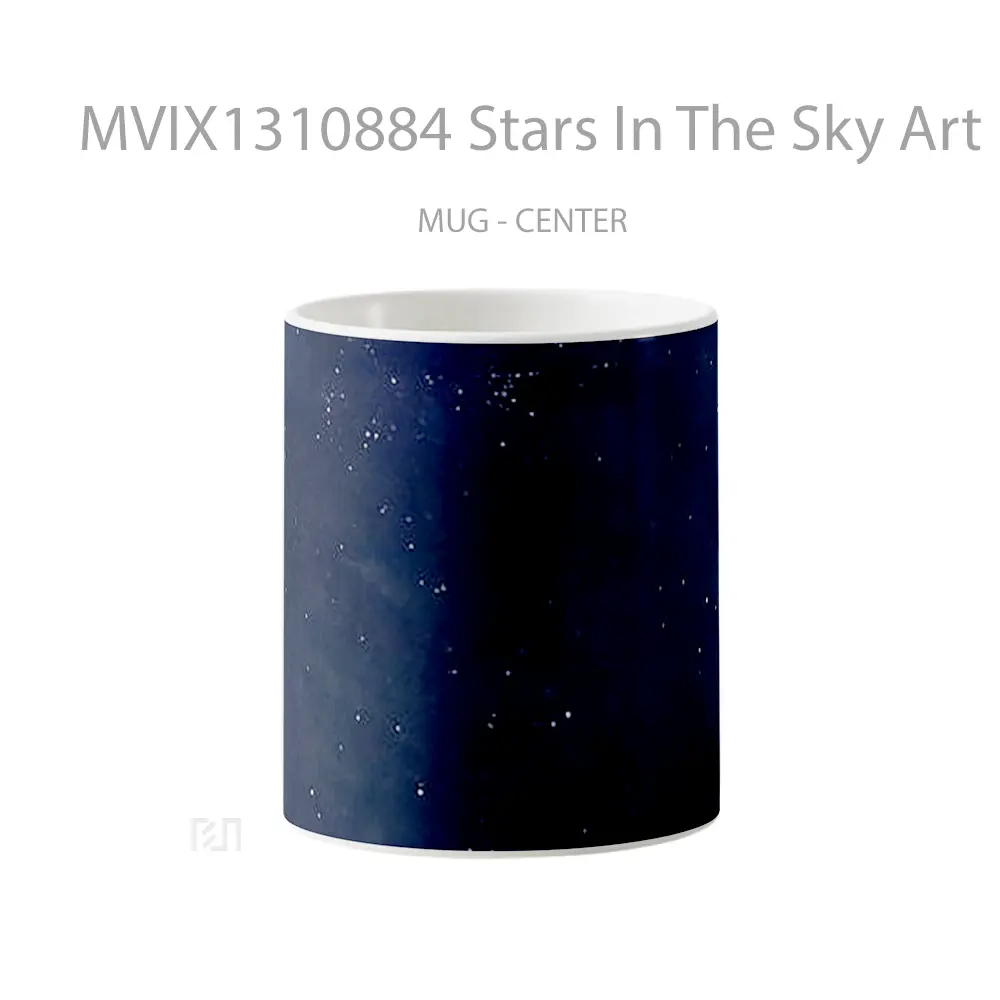 Mug Stars In The Sky Art Gelas Pemandangan Alam