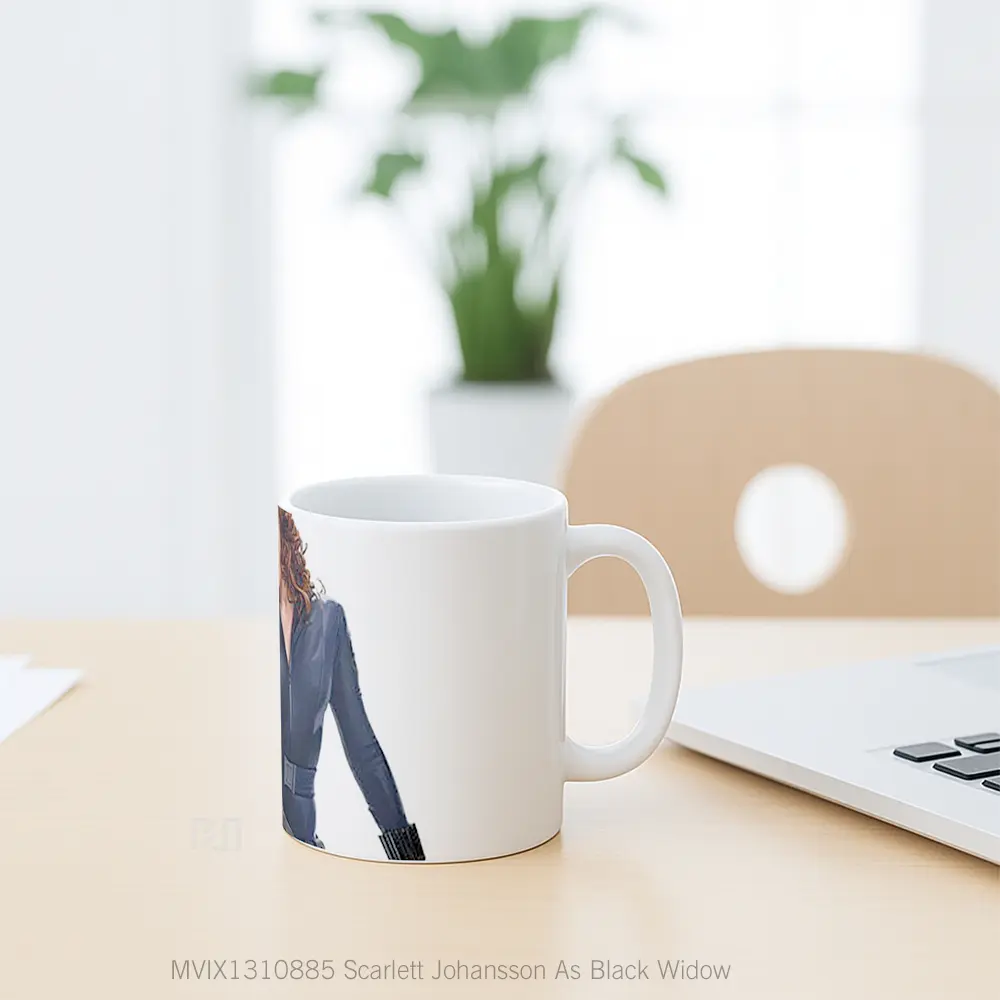 Mug Scarlett Johansson As Black Widow Gelas Superhero - All-side / Desain