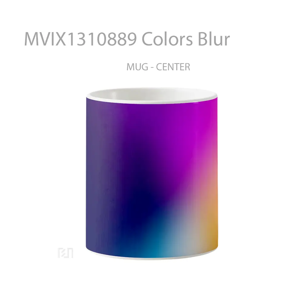 Mug Colors Blur Gelas Keramik Unik