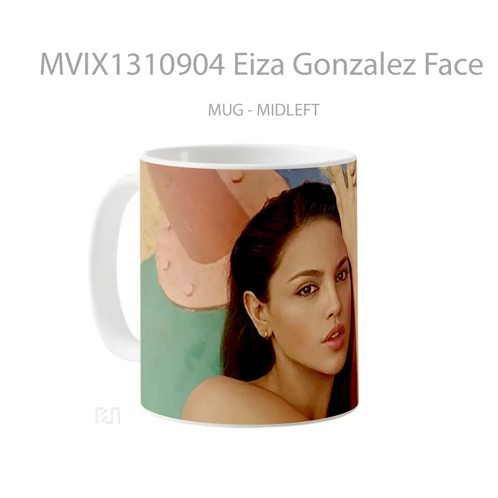 Mug Eiza Gonzalez Face Gelas Selebriti - All-side / Desain