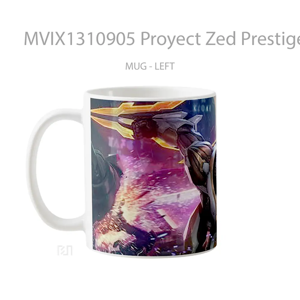 Mug Proyect Zed Prestige Edition League Of Legends Splash Art Cangkir Gamer - All-side / Desain