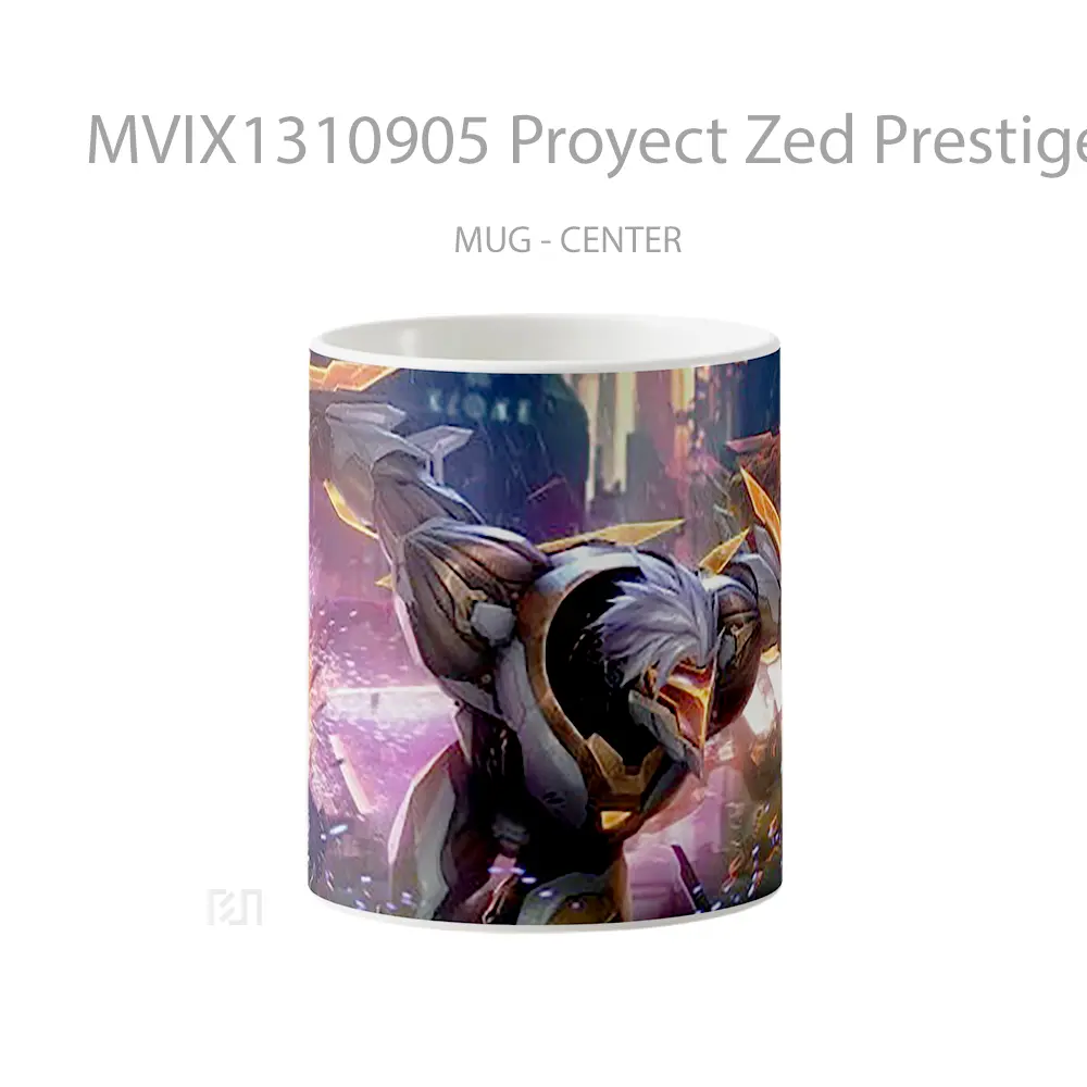 Mug Proyect Zed Prestige Edition League Of Legends Splash Art Cangkir Gamer