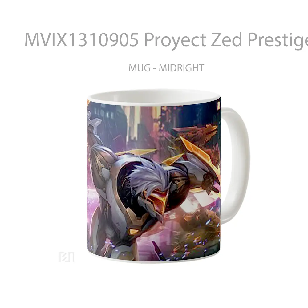 Mug Proyect Zed Prestige Edition League Of Legends Splash Art Cangkir Gamer - All-side / Desain
