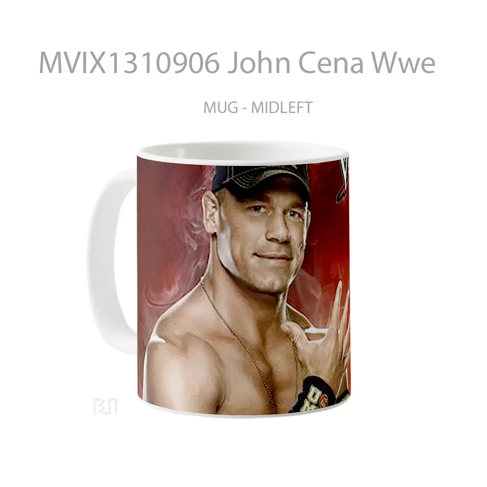 Mug John Cena Wwe Gelas Keramik Unik - All-side / Desain