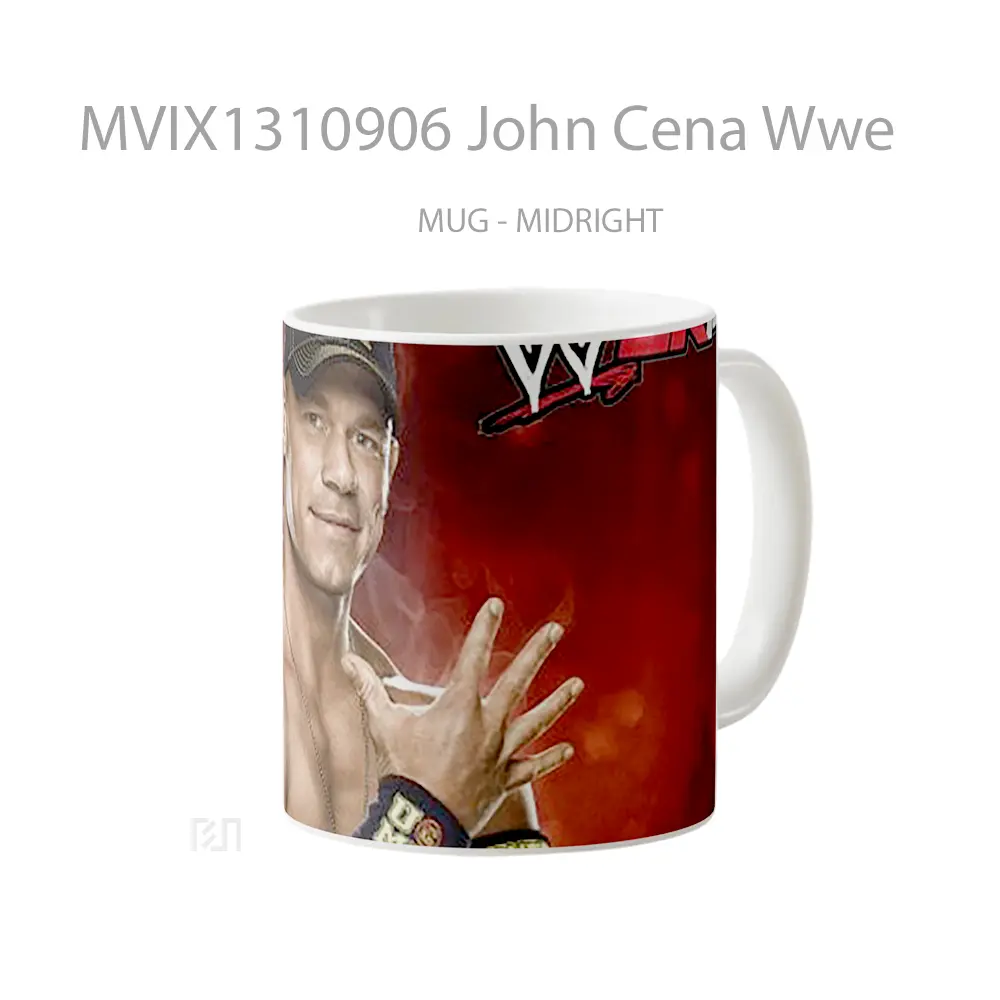 Mug John Cena Wwe Gelas Keramik Unik - All-side / Desain