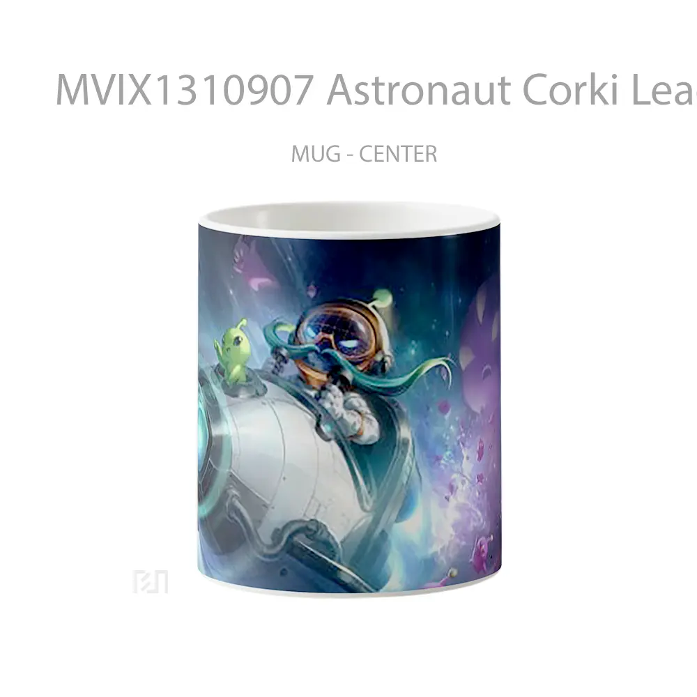 Mug Astronaut Corki League Of Legends Splash Art Cangkir Gamer