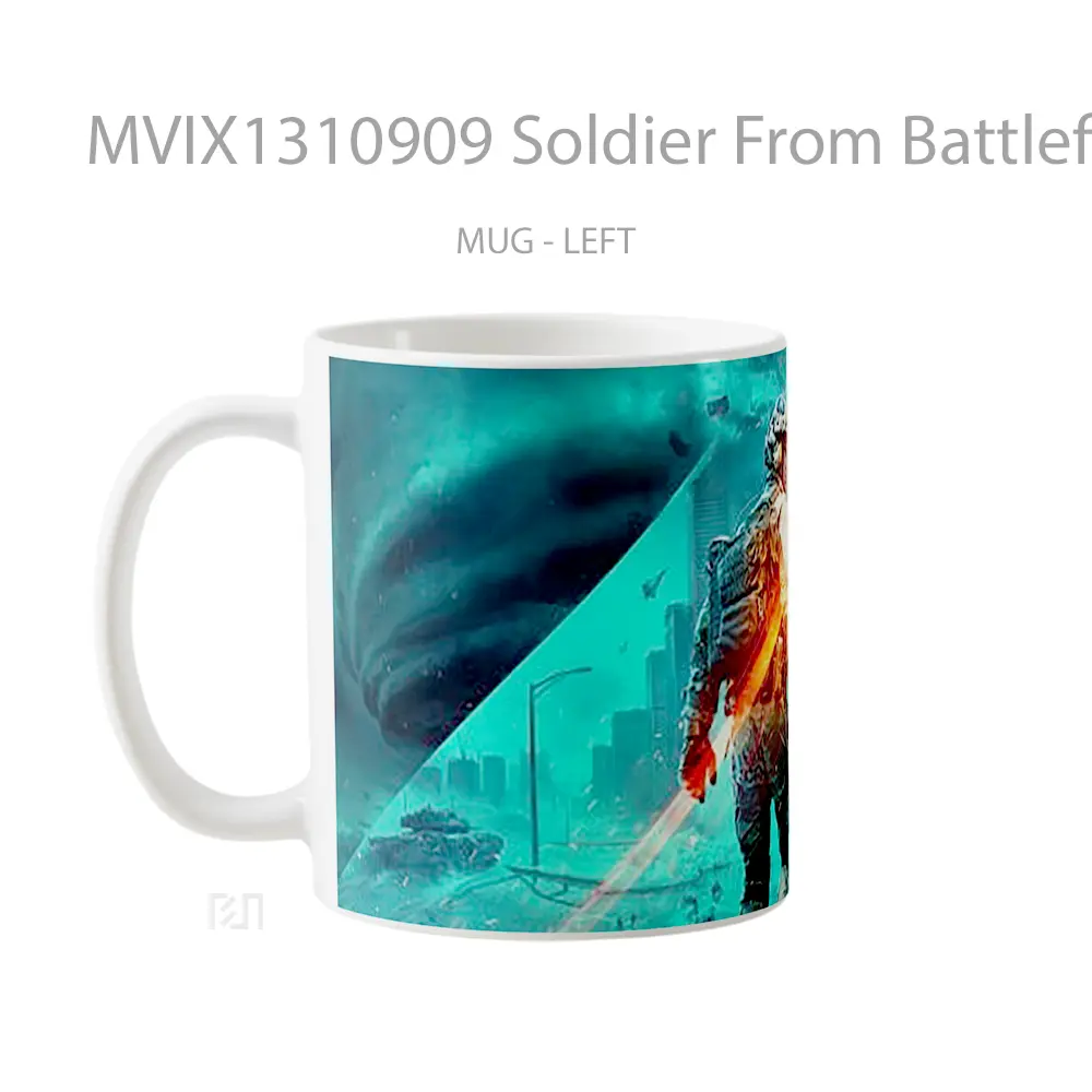 Mug Soldier From Battlefield 2042 Gelas Keramik Unik - All-side / Desain