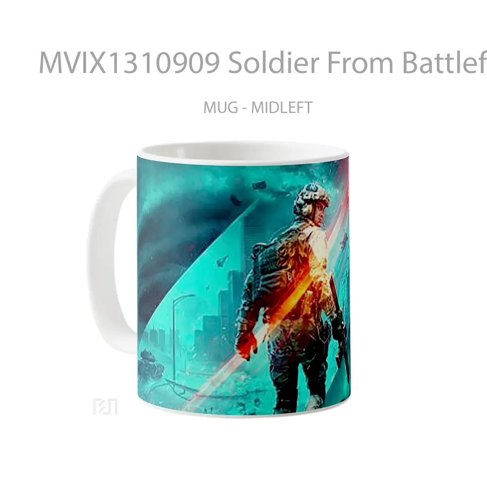 Mug Soldier From Battlefield 2042 Gelas Keramik Unik - All-side / Desain