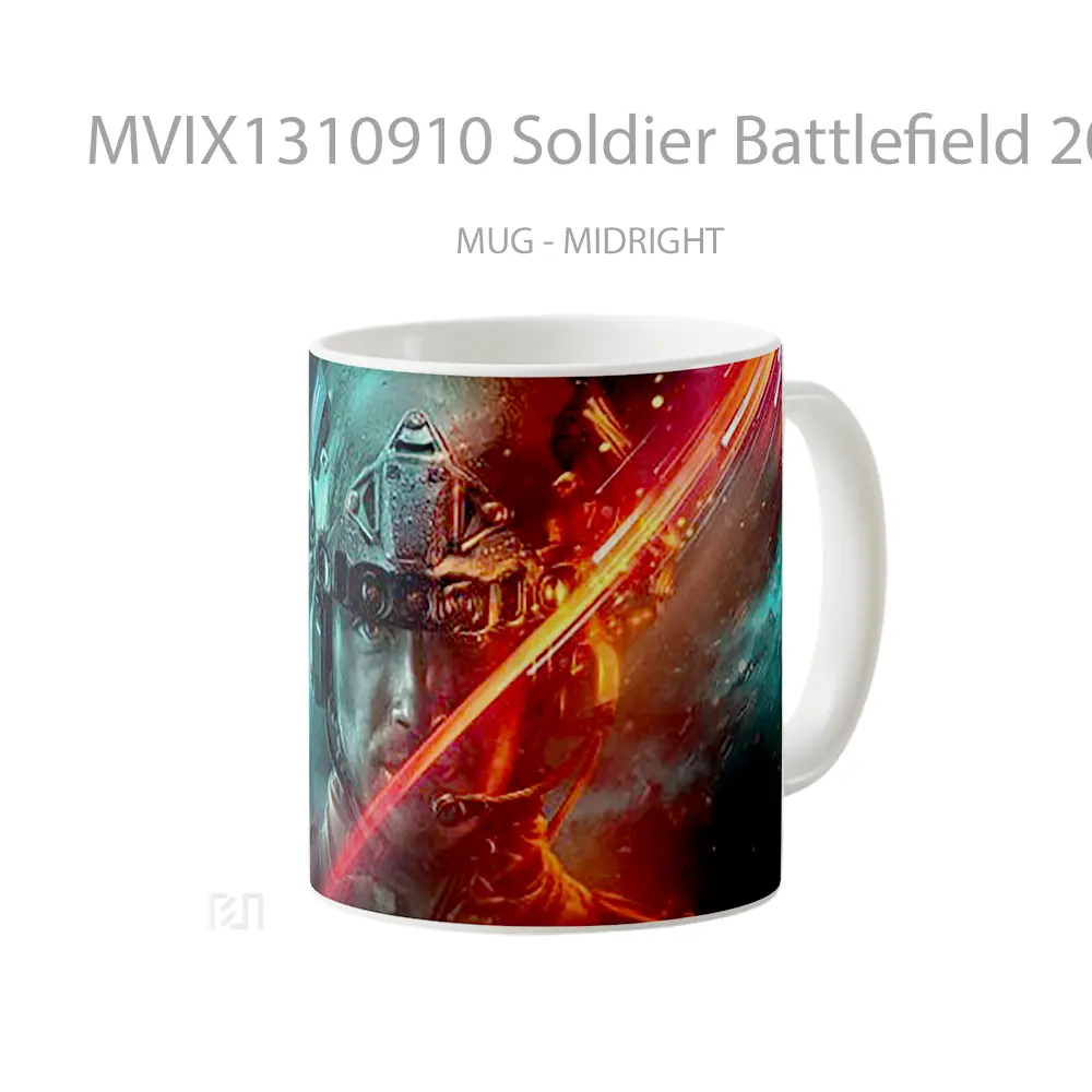 Mug Soldier Battlefield 2042 Gelas Keramik Unik - All-side / Desain
