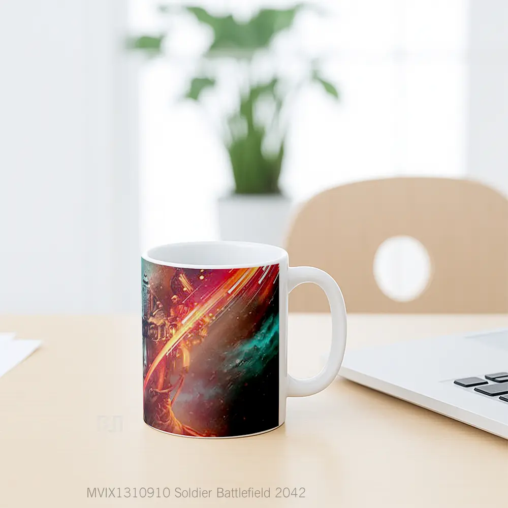 Mug Soldier Battlefield 2042 Gelas Keramik Unik - All-side / Desain