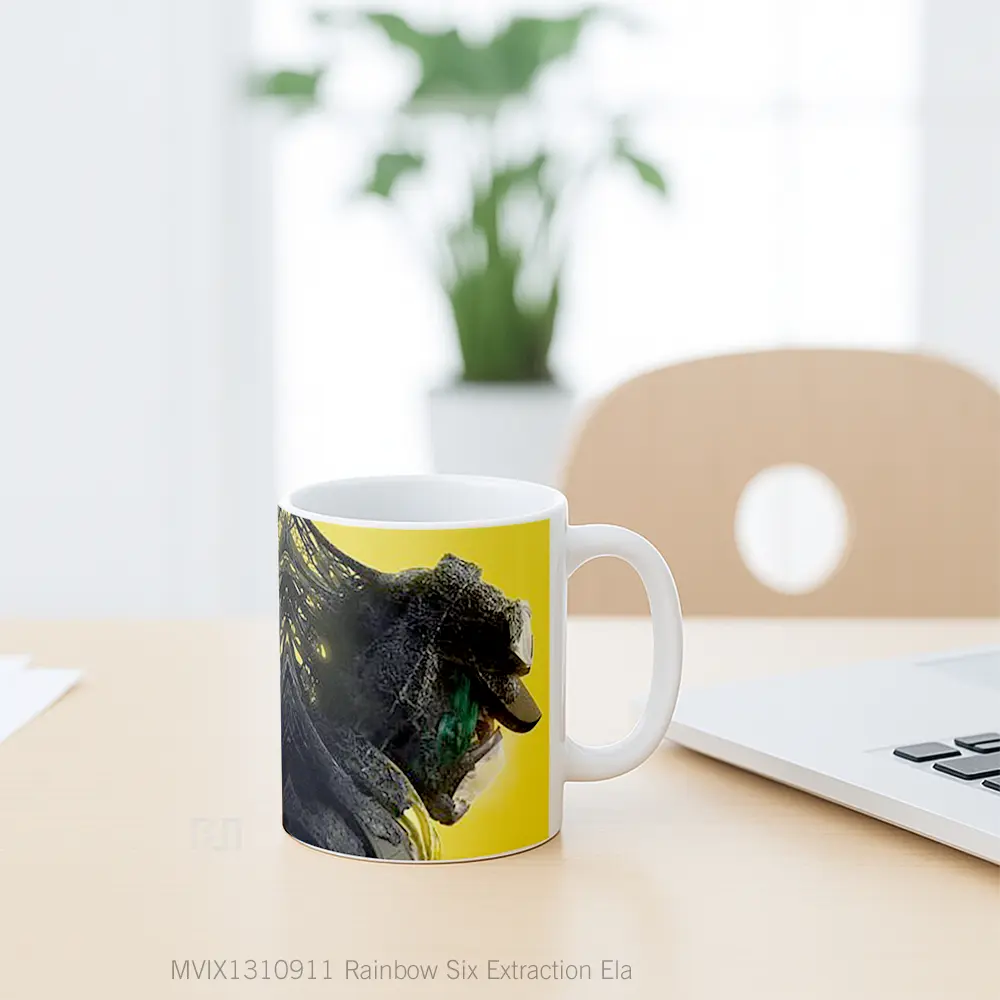 Mug Rainbow Six Extraction Ela Gelas Keramik Unik - All-side / Desain
