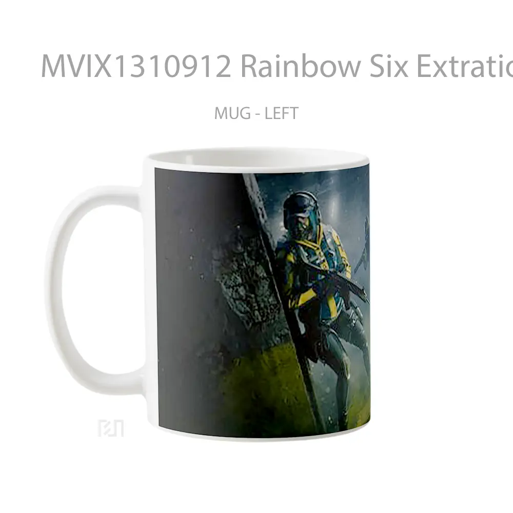 Mug Rainbow Six Extration Ela Lion Vigil Gelas Hewan Lucu - All-side / Desain