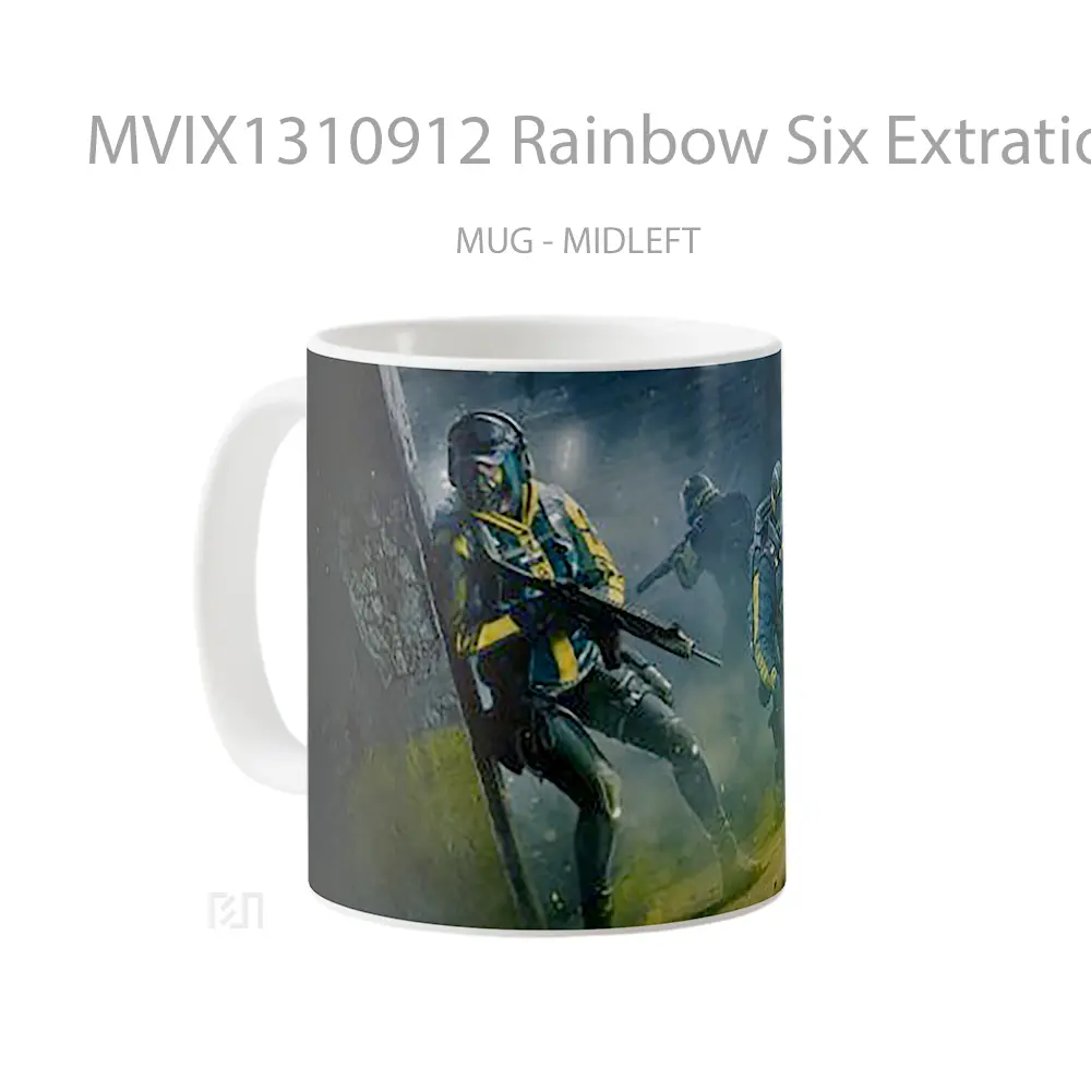 Mug Rainbow Six Extration Ela Lion Vigil Gelas Hewan Lucu - All-side / Desain
