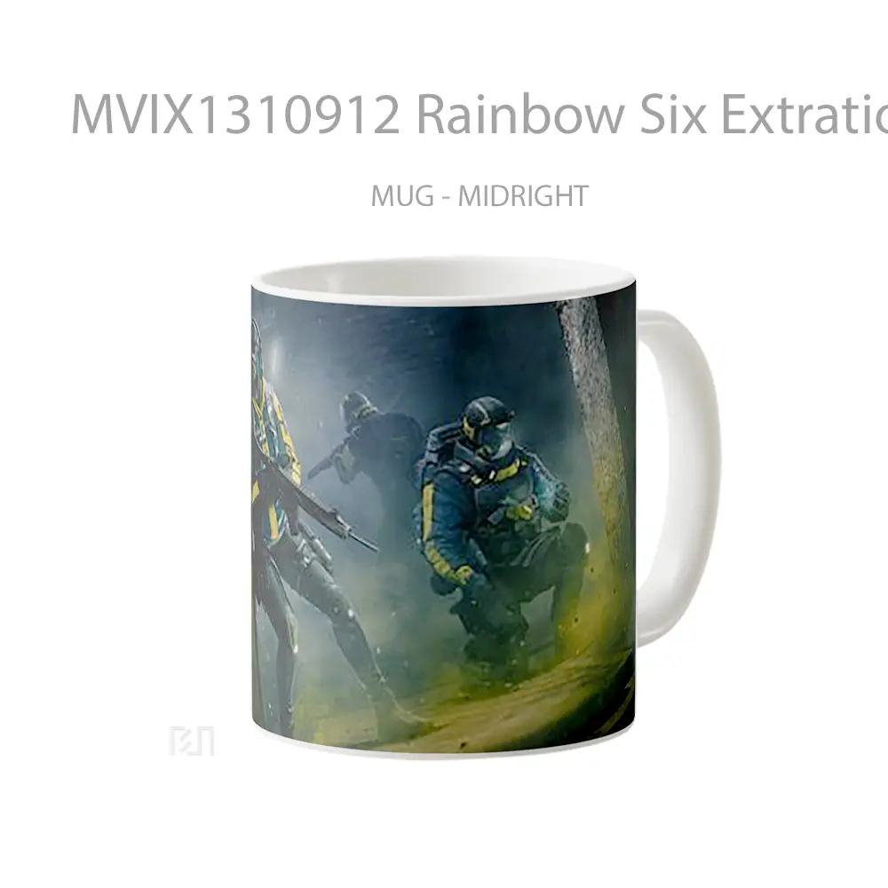 Mug Rainbow Six Extration Ela Lion Vigil Gelas Hewan Lucu - All-side / Desain