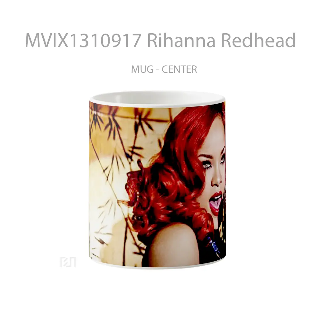 Mug Rihanna Redhead Gelas Selebriti