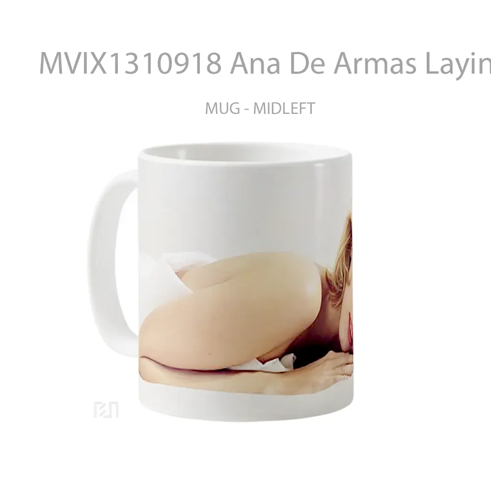 Mug Ana De Armas Laying Down Gelas Keramik Unik - All-side / Desain