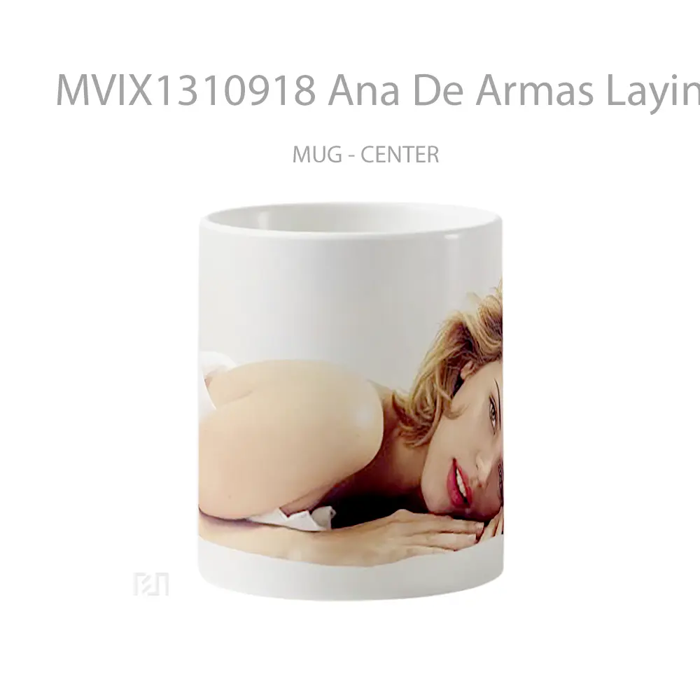 Mug Ana De Armas Laying Down Gelas Keramik Unik
