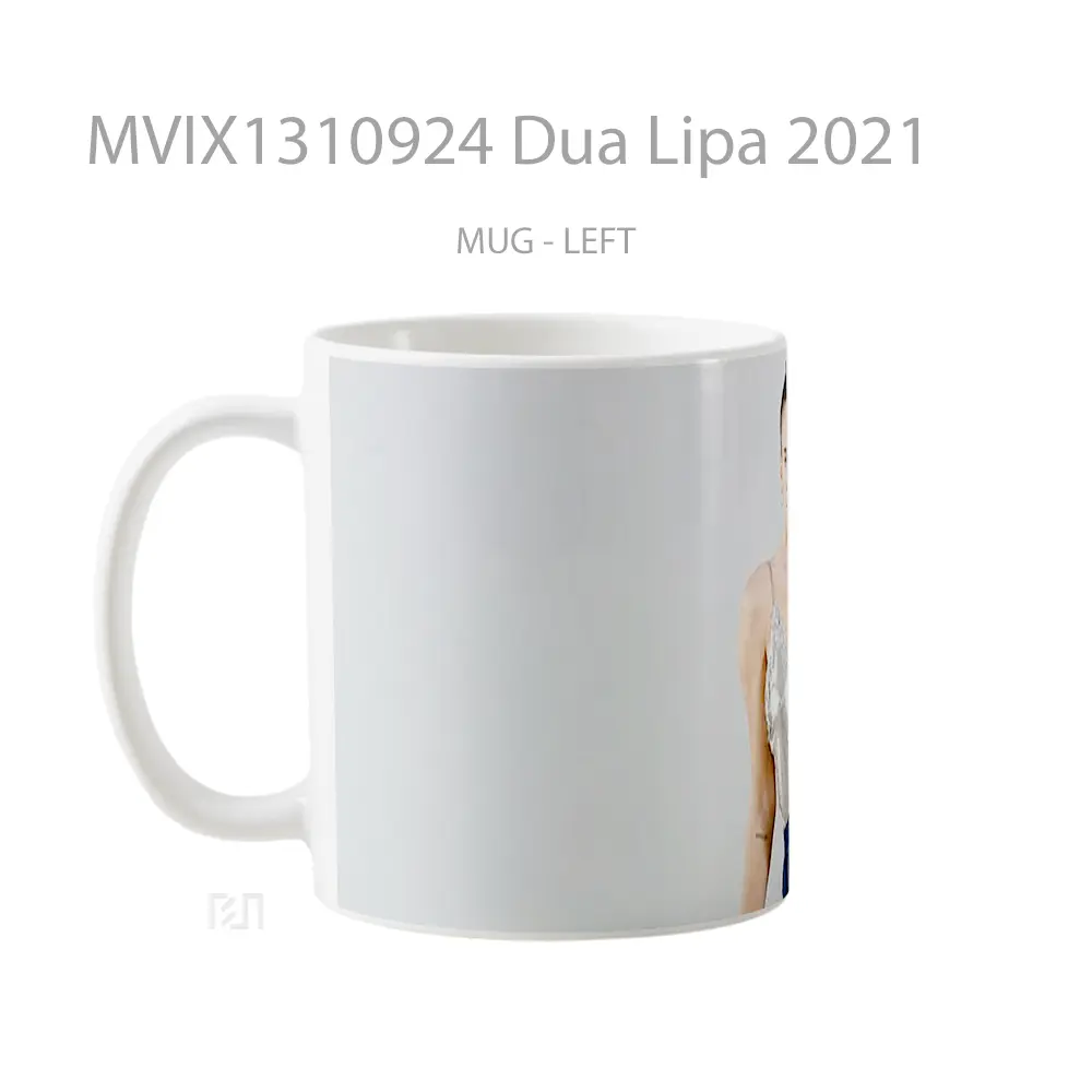 Mug Dua Lipa 2021 Gelas Selebriti - All-side / Desain