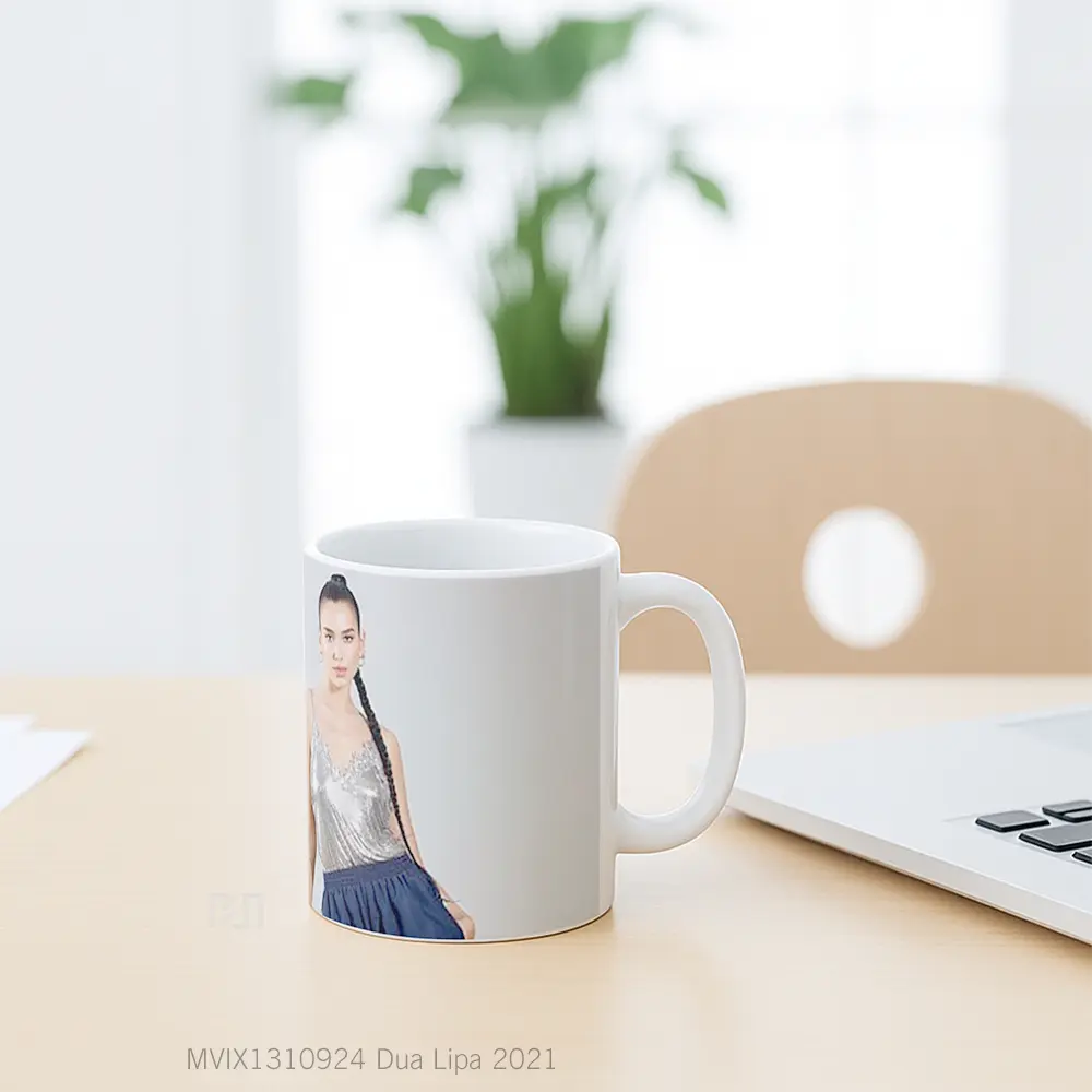 Mug Dua Lipa 2021 Gelas Selebriti - All-side / Desain
