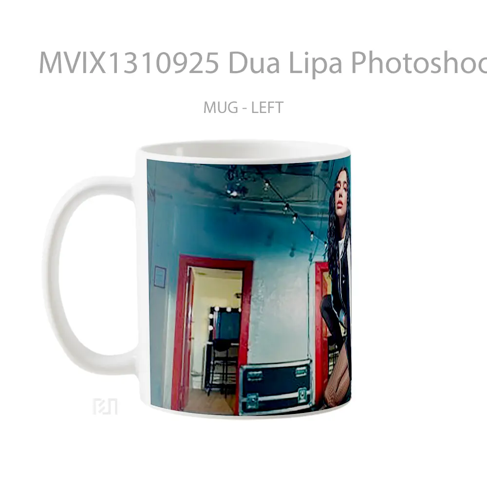 Mug Dua Lipa Photoshoot 2021 Gelas Selebriti - All-side / Desain