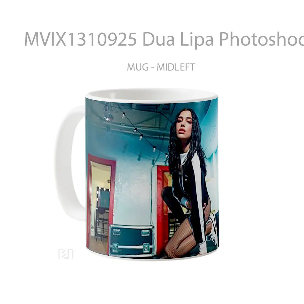 Mug Dua Lipa Photoshoot 2021 Gelas Selebriti - All-side / Desain