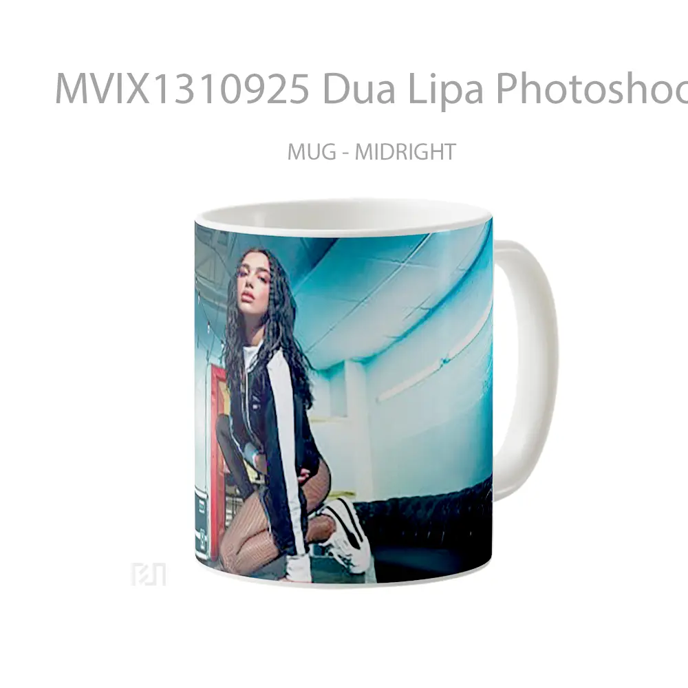 Mug Dua Lipa Photoshoot 2021 Gelas Selebriti - All-side / Desain