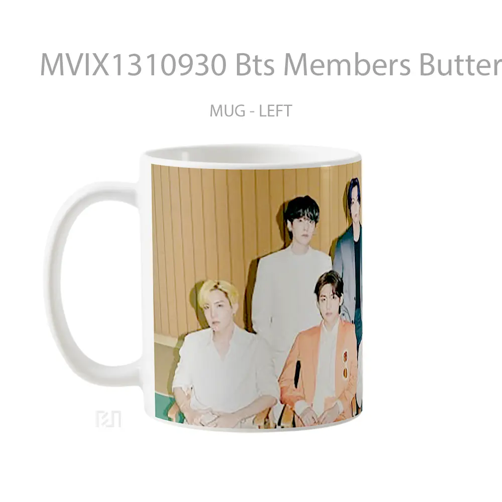 Mug Bts Members Butter Gelas Keramik Unik - All-side / Desain