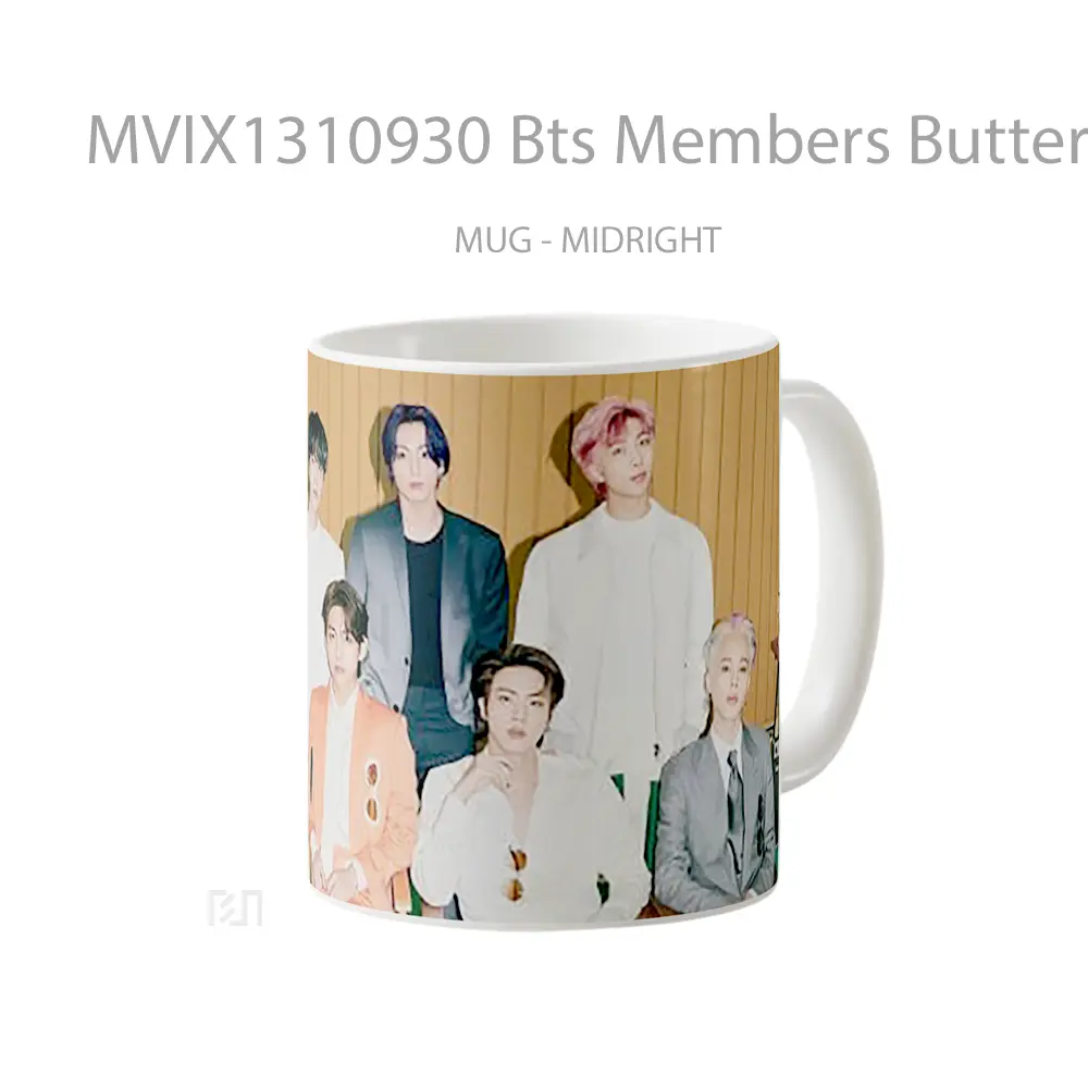 Mug Bts Members Butter Gelas Keramik Unik - All-side / Desain