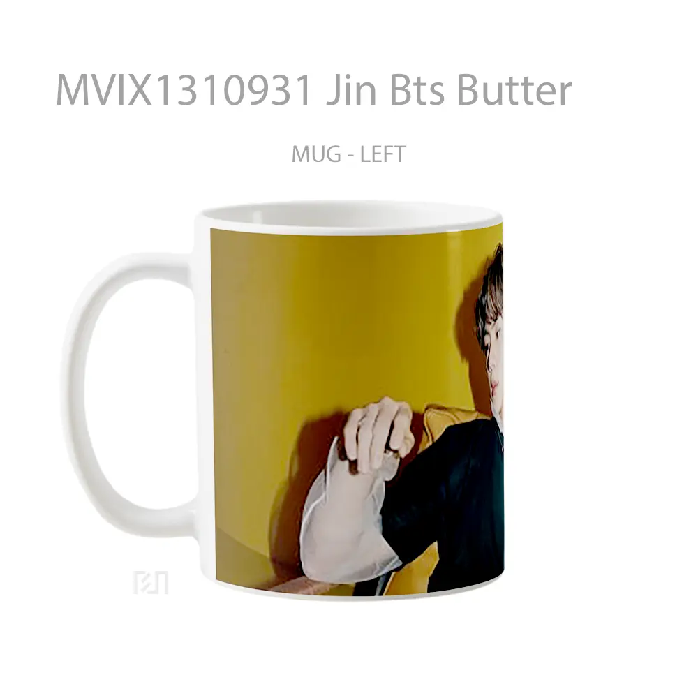 Mug Jin Bts Butter Gelas Keramik Unik - All-side / Desain