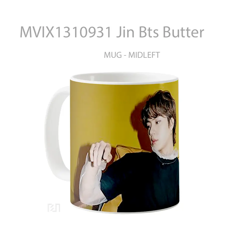 Mug Jin Bts Butter Gelas Keramik Unik - All-side / Desain
