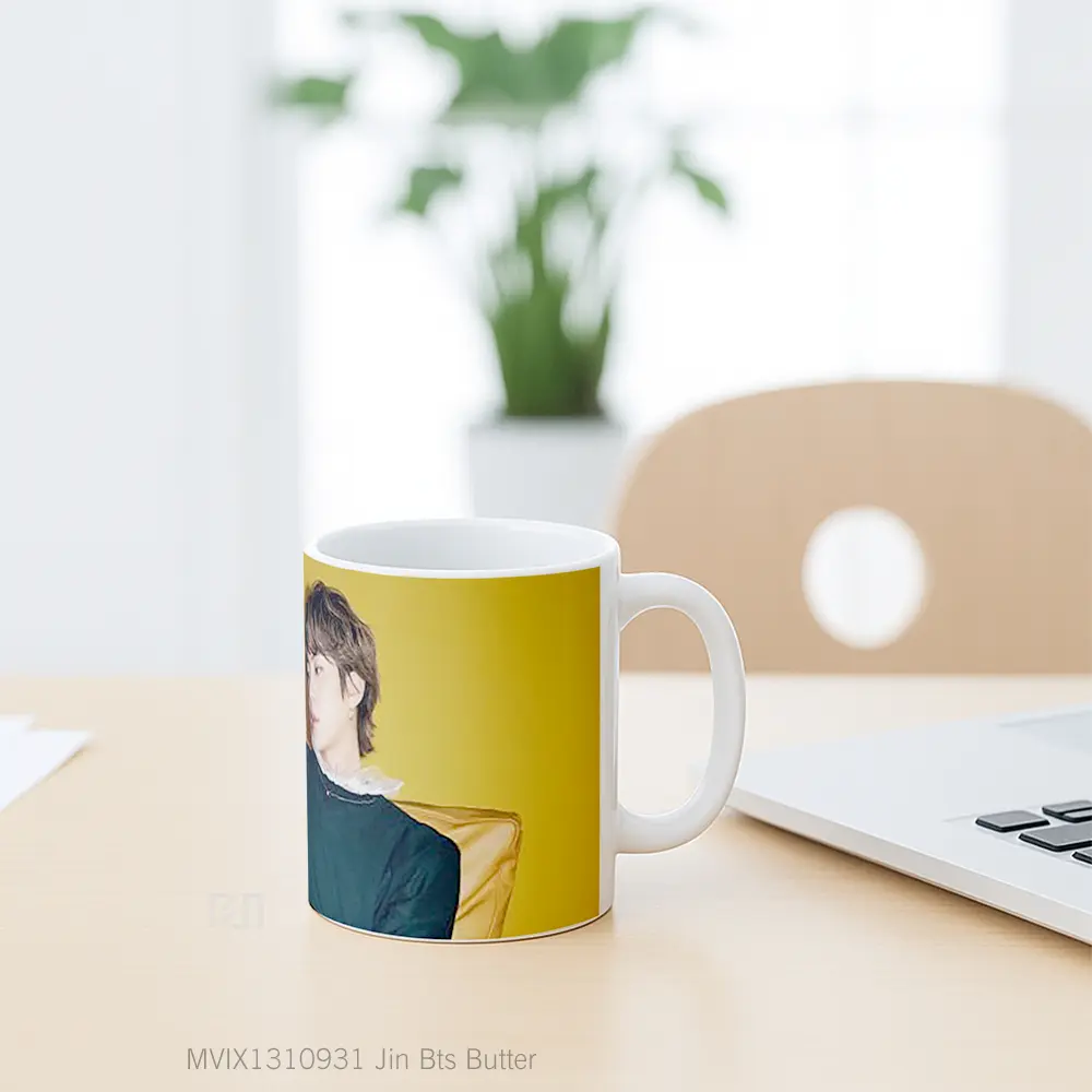 Mug Jin Bts Butter Gelas Keramik Unik - All-side / Desain