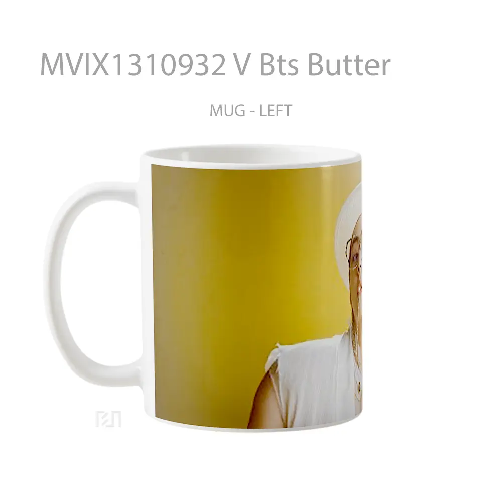 Mug V Bts Butter Gelas Keramik Unik - All-side / Desain