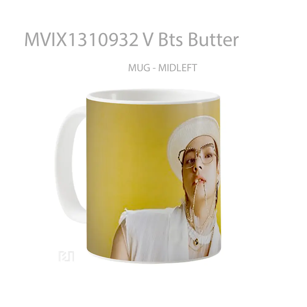 Mug V Bts Butter Gelas Keramik Unik - All-side / Desain