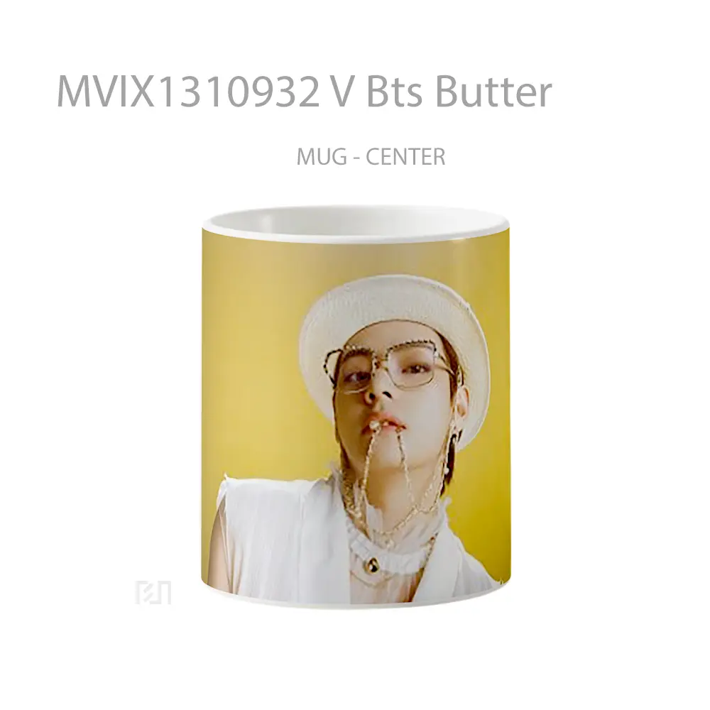 Mug V Bts Butter Gelas Keramik Unik