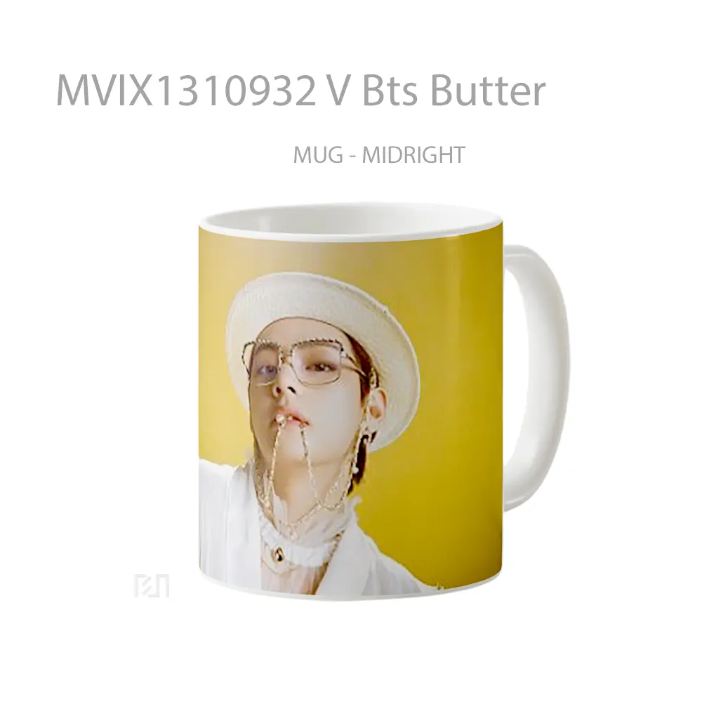 Mug V Bts Butter Gelas Keramik Unik - All-side / Desain