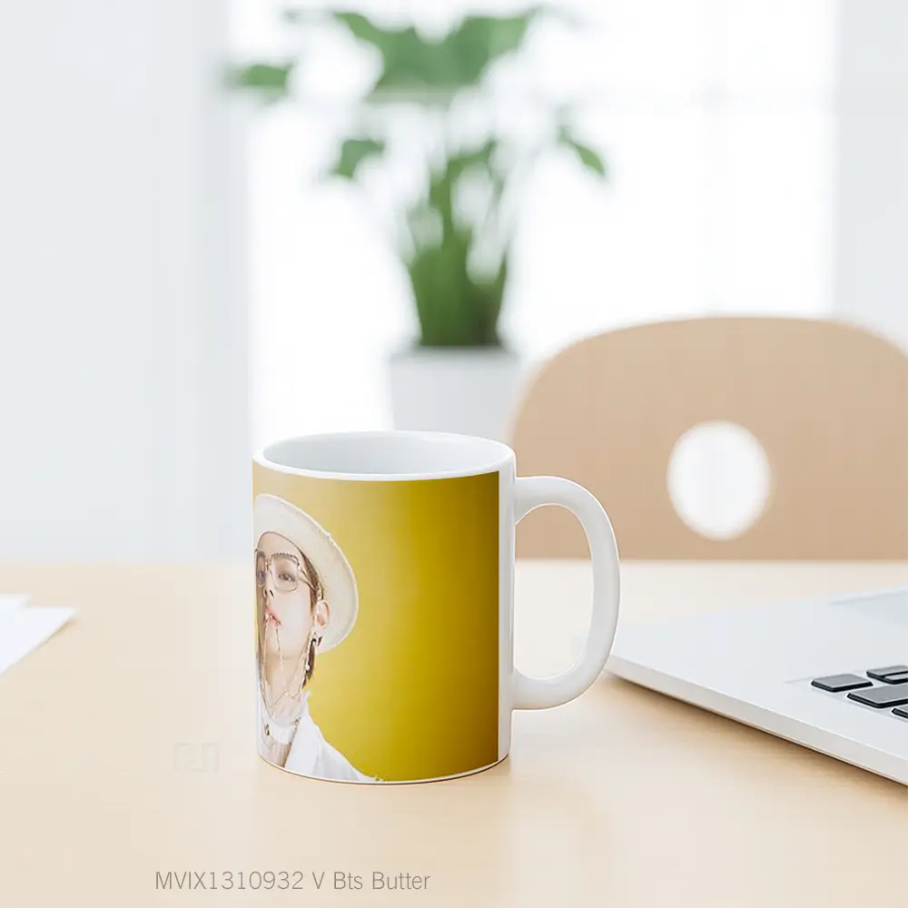 Mug V Bts Butter Gelas Keramik Unik - All-side / Desain