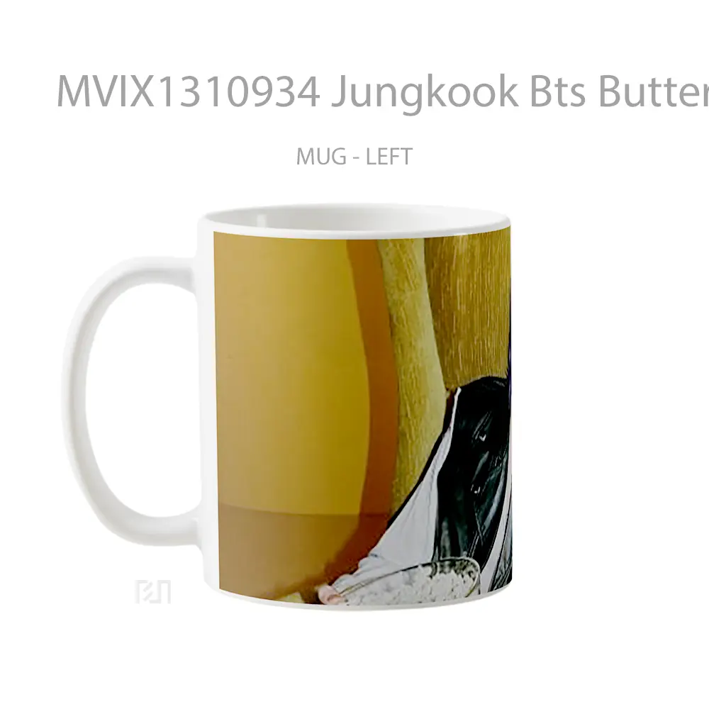 Mug Jungkook Bts Butter Gelas Keramik Unik - All-side / Desain
