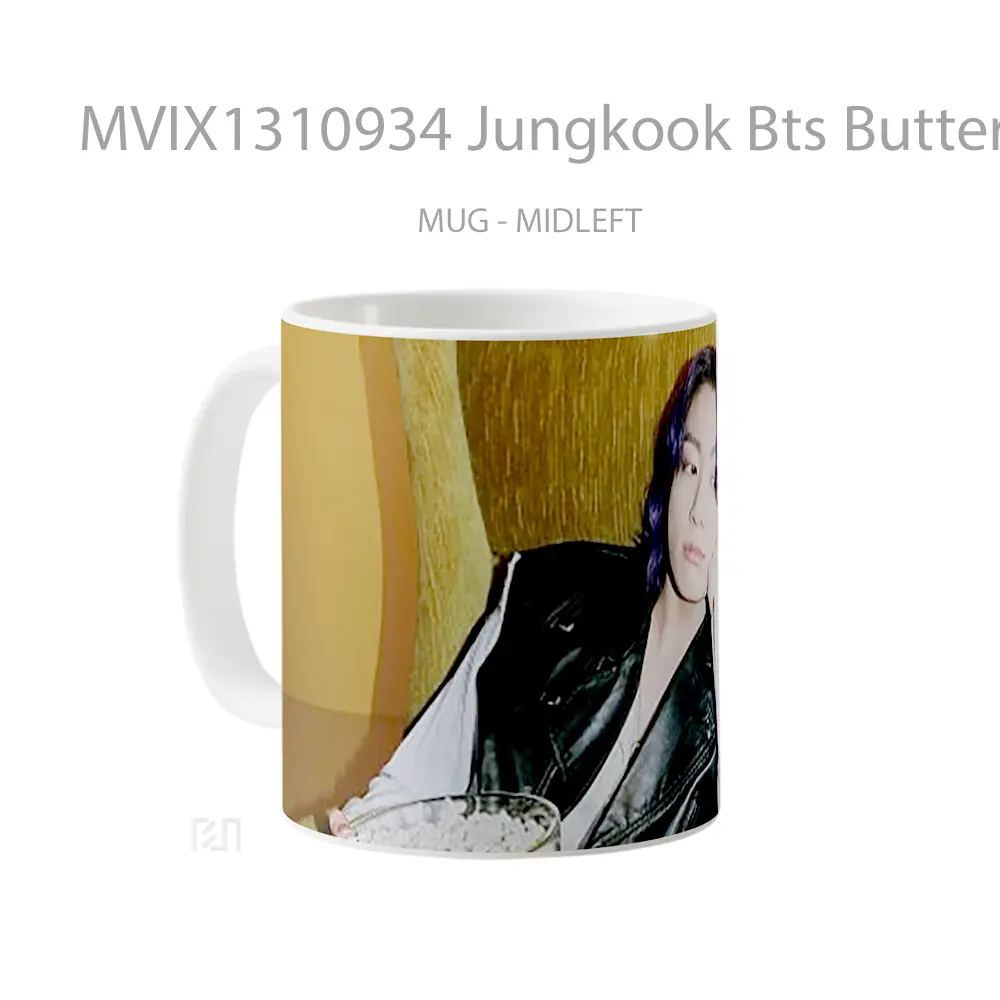 Mug Jungkook Bts Butter Gelas Keramik Unik - All-side / Desain