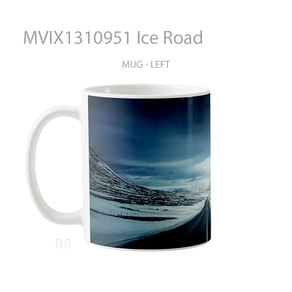 Mug Ice Road Gelas Keramik Unik - All-side / Desain