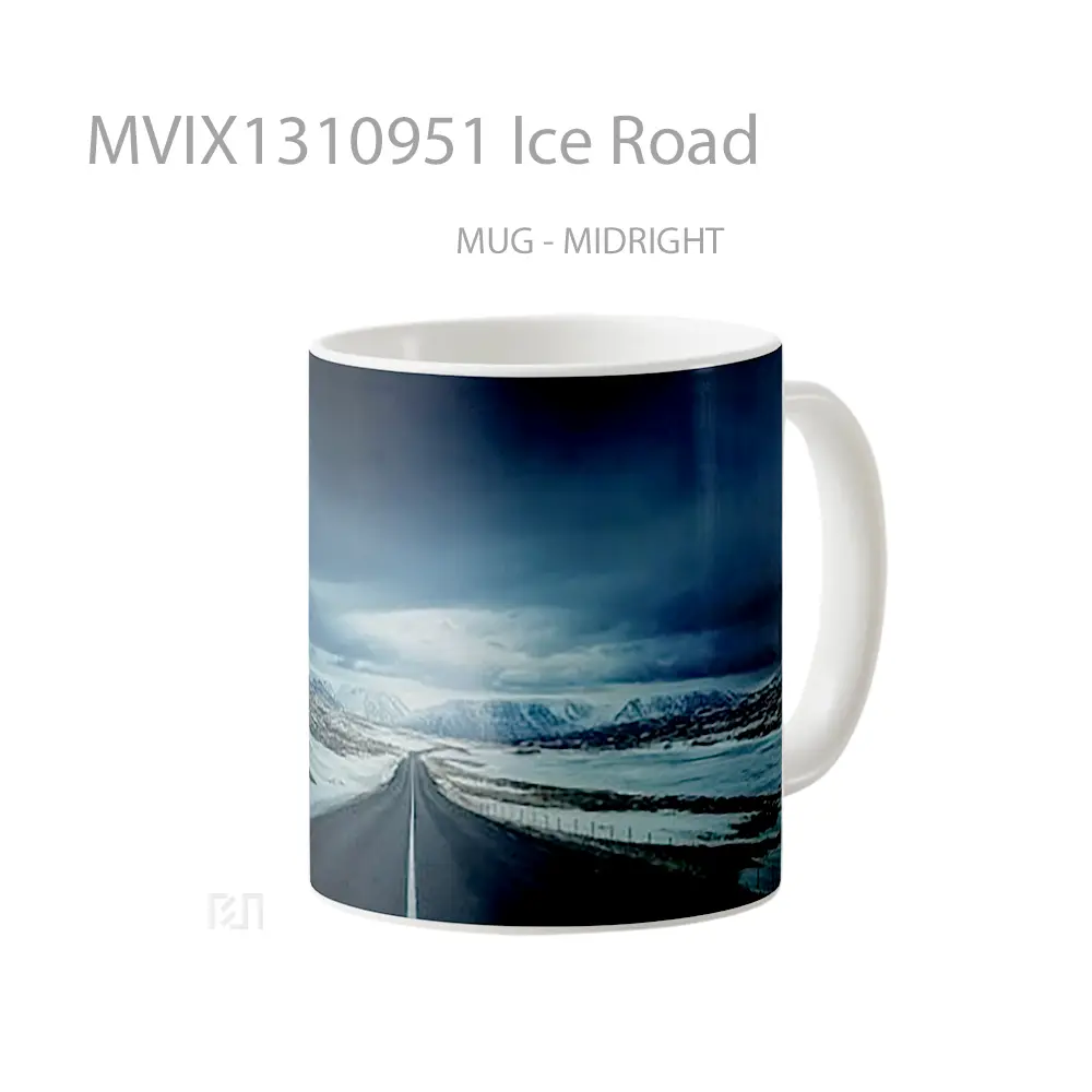 Mug Ice Road Gelas Keramik Unik - All-side / Desain