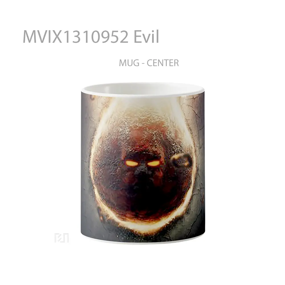 Mug Evil Gelas Keramik Unik