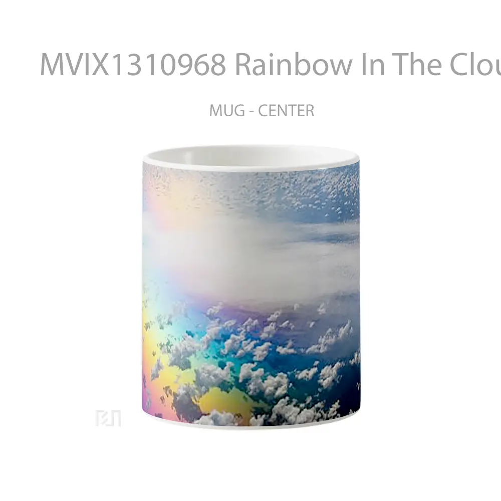 Mug Rainbow In The Clouds Gelas Pemandangan Alam