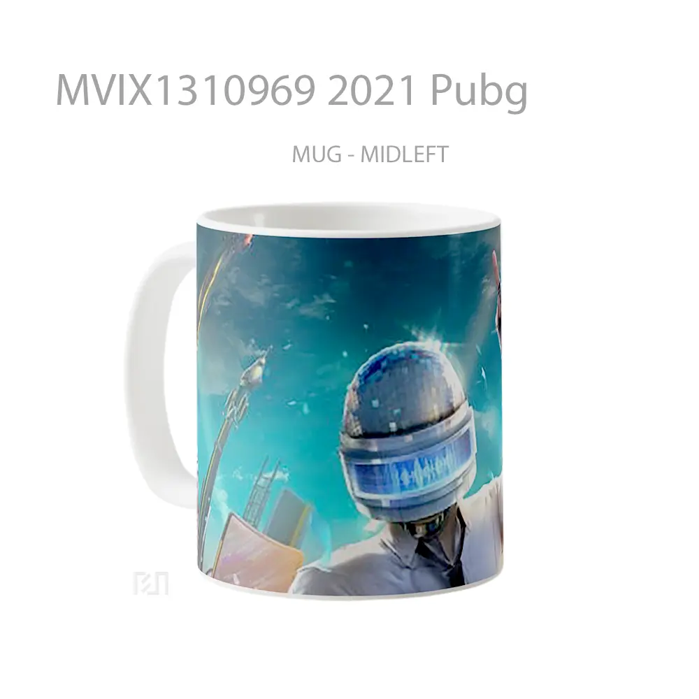 Mug 2021 Pubg Cangkir Gamer - All-side / Desain