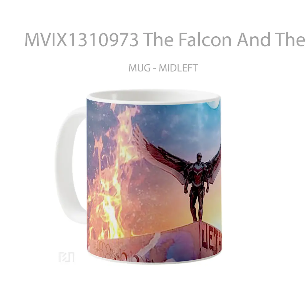 Mug The Falcon And The Winter Soldier Tv Series Gelas Superhero - All-side / Desain