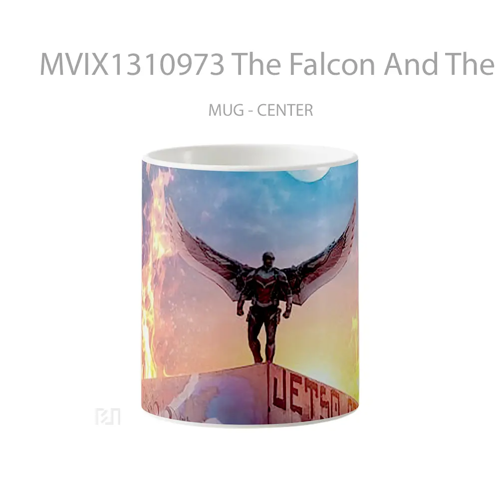 Mug The Falcon And The Winter Soldier Tv Series Gelas Superhero